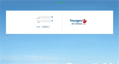 Desktop Screenshot of crm.voyagesendirect.com